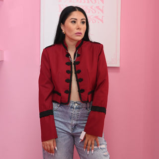 WINE NAPOLEON JACKET