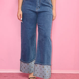 DENIM CROP SET
