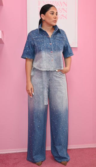 DEGRADADO DENIM SET