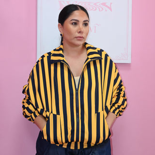 STRIPE YELLOW JACKET
