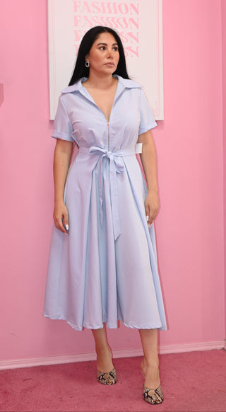 BLUE MAXI DRESS