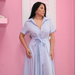 BLUE MAXI DRESS