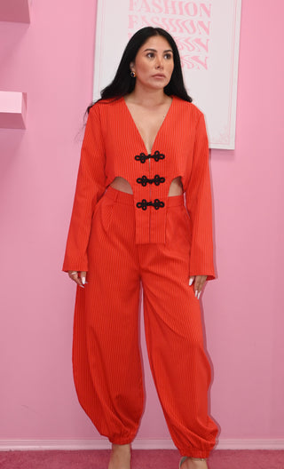 STRIPE RED SET