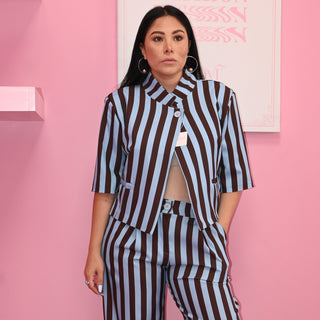 COAT STRIPE SET