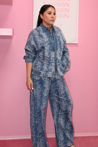 SNAKE PANT SET