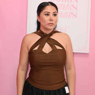 SATIN LICRA TOP