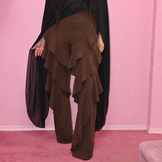 DARK RUFFLE PANT