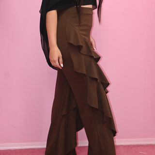 DARK RUFFLE PANT