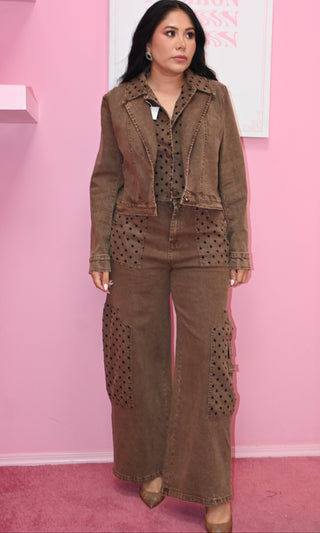 BROWN DOT SET