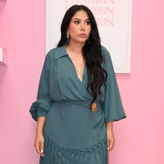 AQUA DARK DRESS