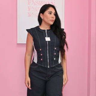 LINES DENIM SET