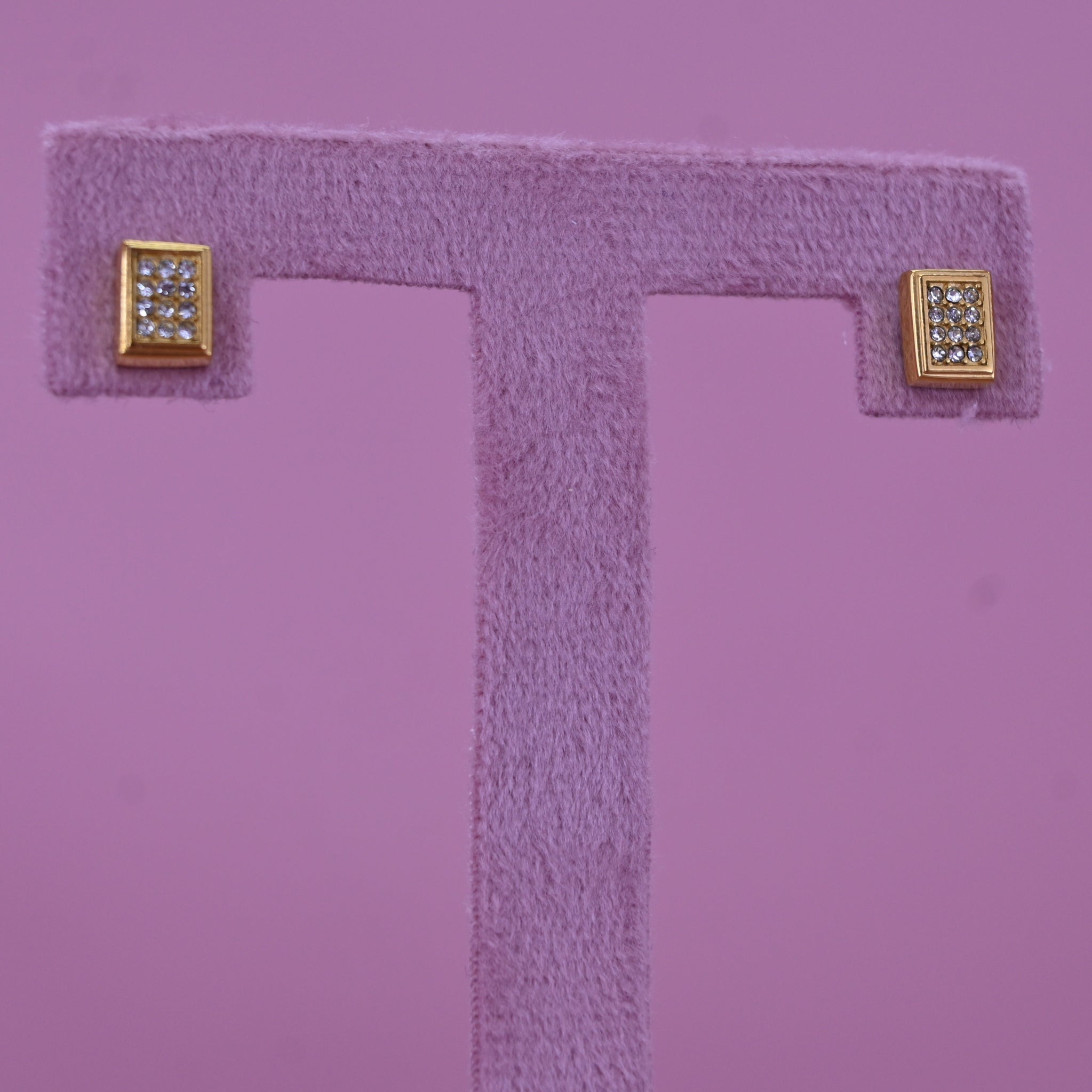 SQUARE STUD EARRINGS