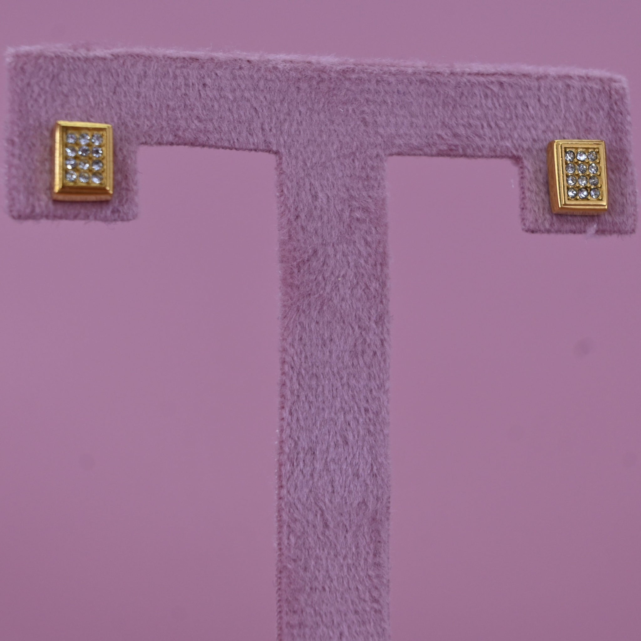 SQUARE STUD EARRINGS