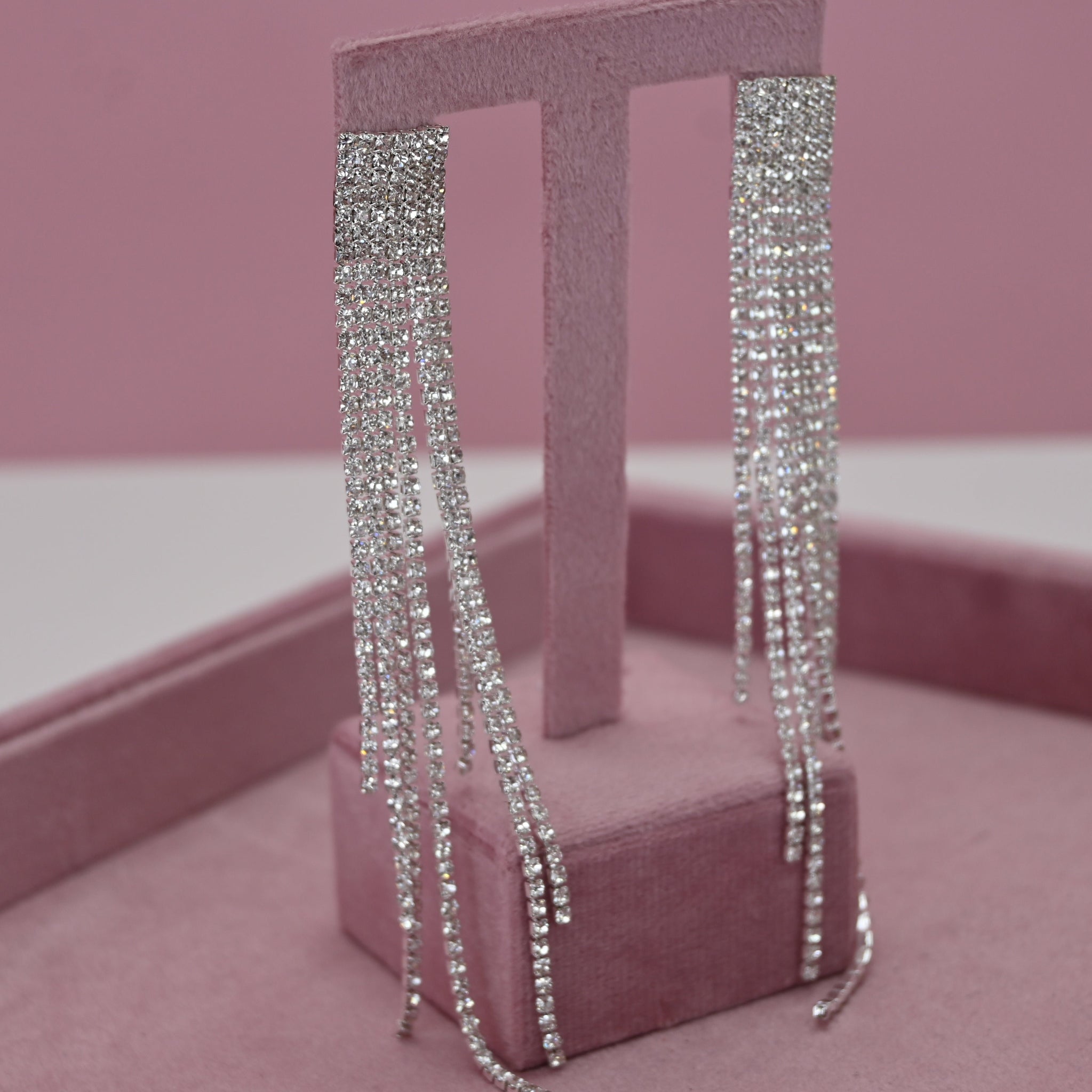 SMALL SQUARE DANGLE EARRINGS