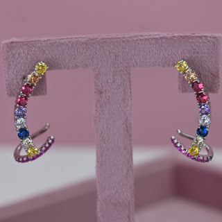 COLORFUL CUFF EARRINGS