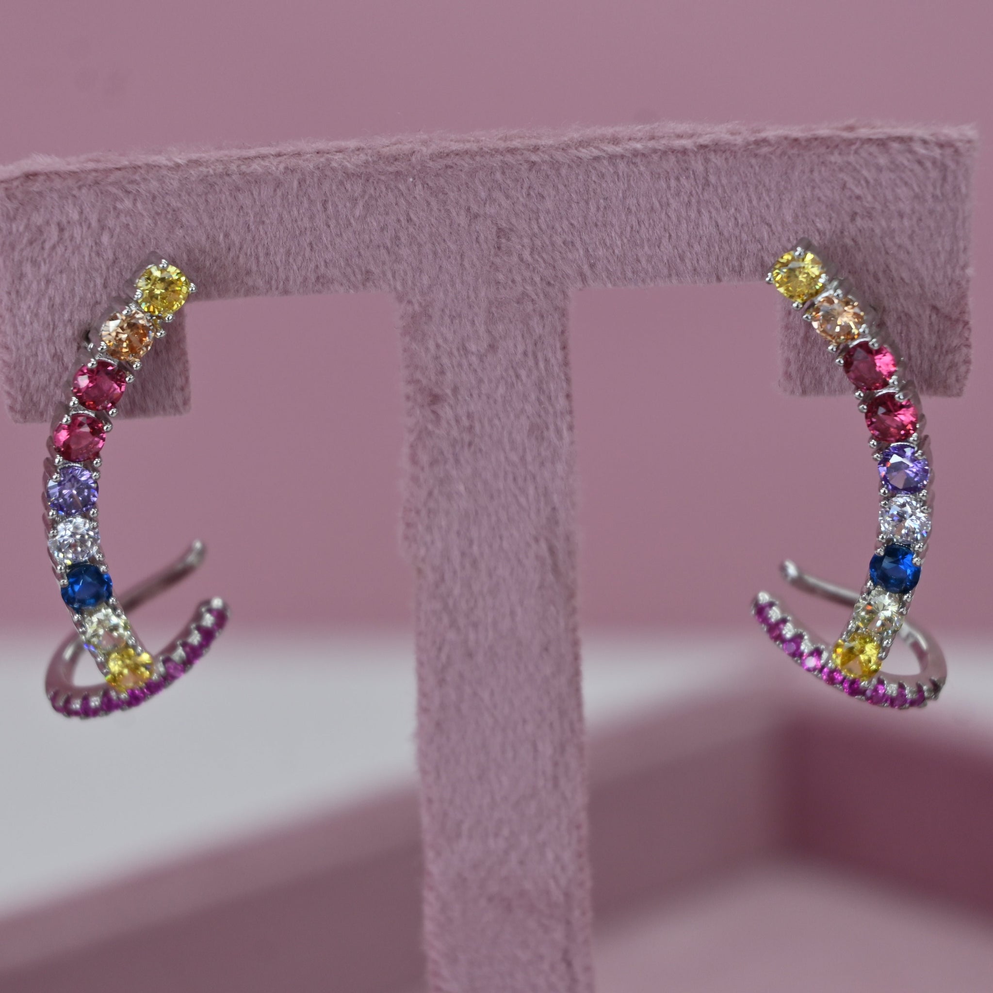 COLORFUL CUFF EARRINGS