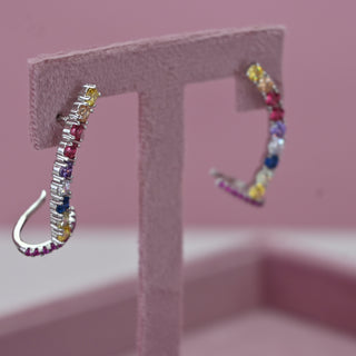 COLORFUL CUFF EARRINGS