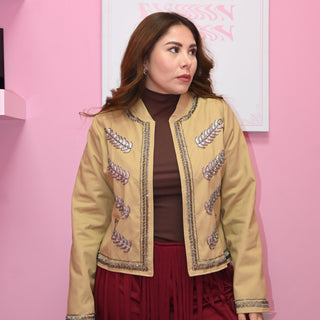 NUDE CRYSTAL JACKET