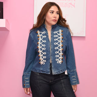 DENIM NAPOLEON JACKET