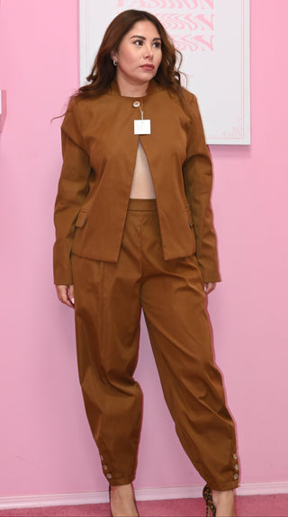 COAT SOLID SET