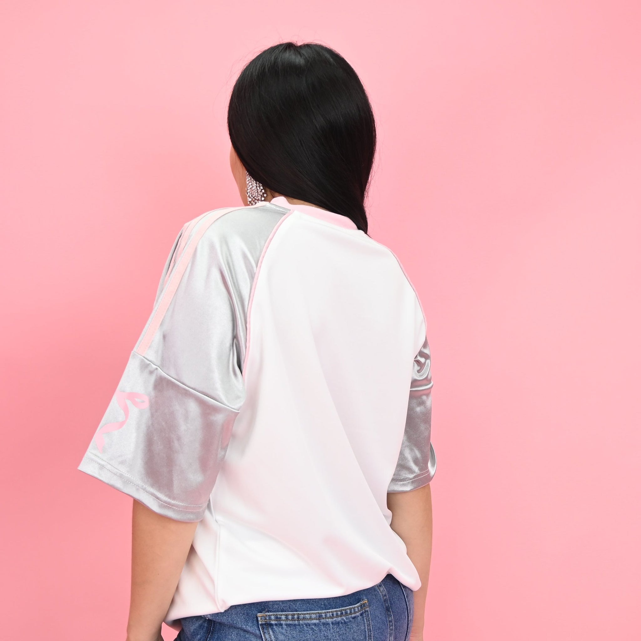 PINK WHITE SHIRT