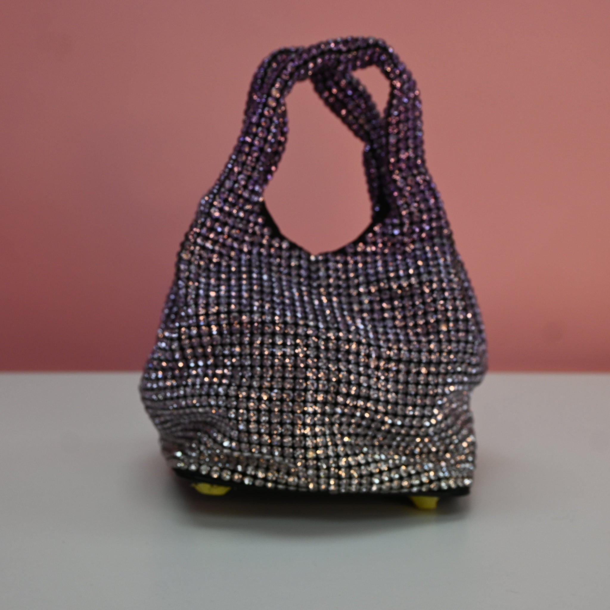 PURPLE CRYSTAL BAG