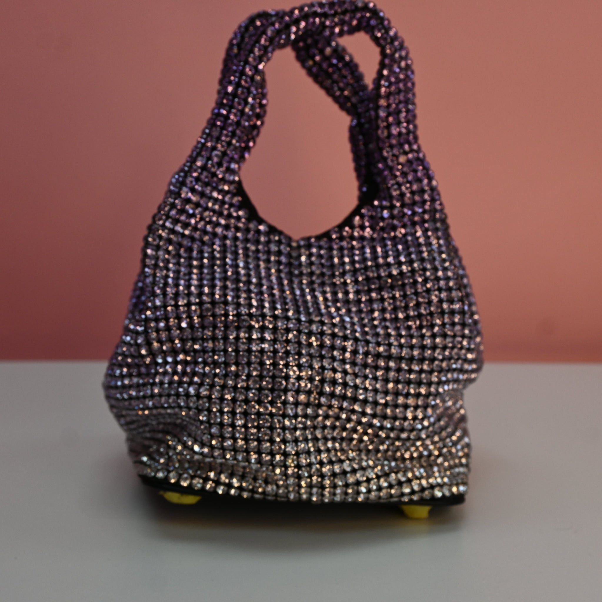 PURPLE CRYSTAL BAG