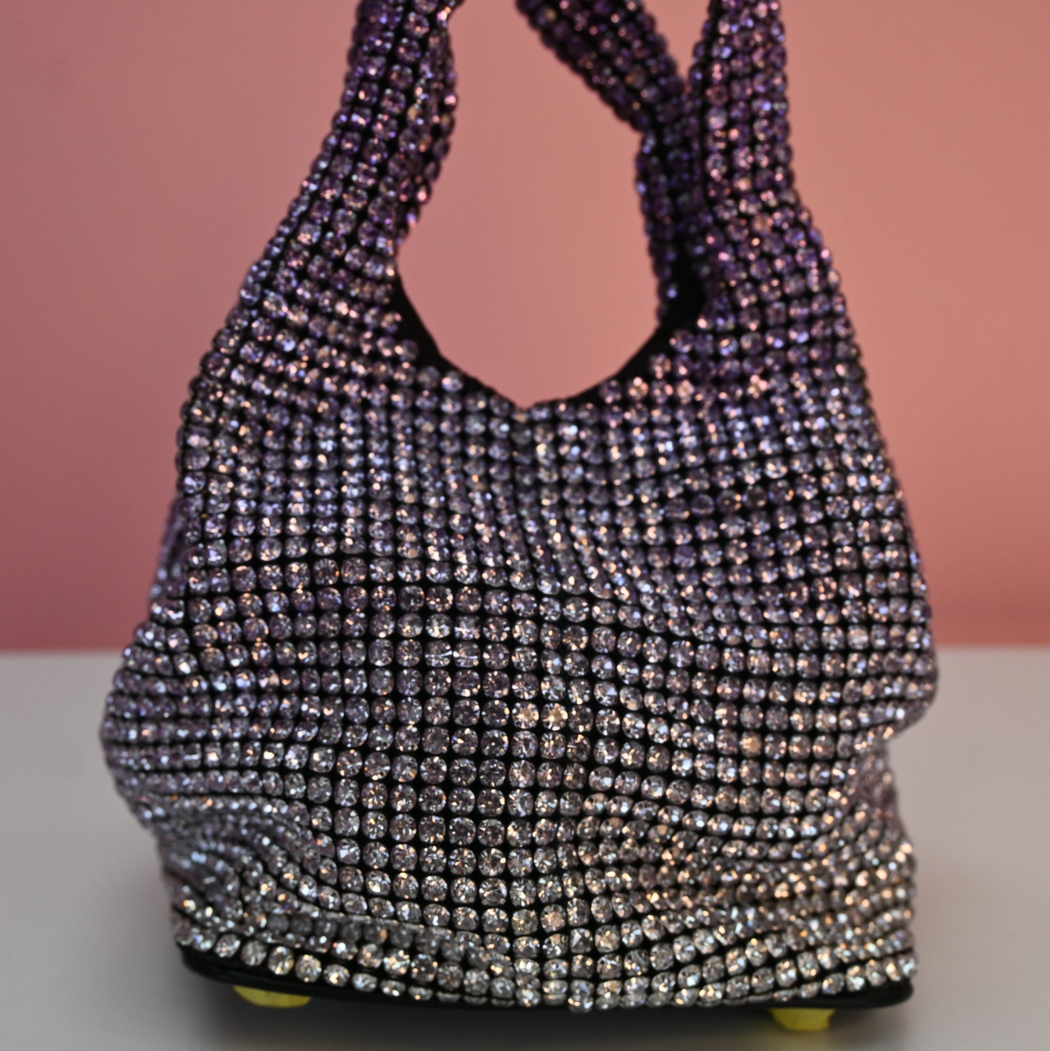 PURPLE CRYSTAL BAG