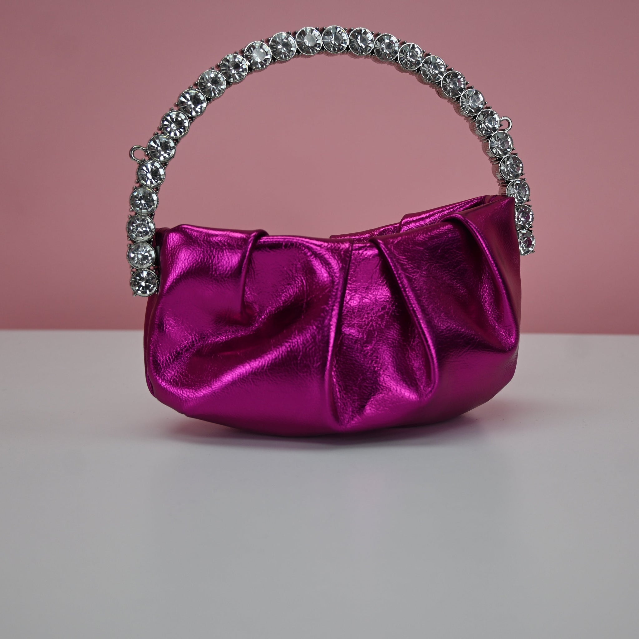 PINK METALIC BAG