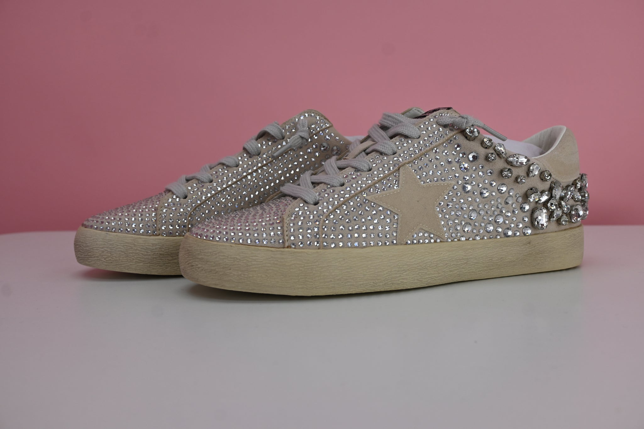 CRYSTAL NUDE TENIS