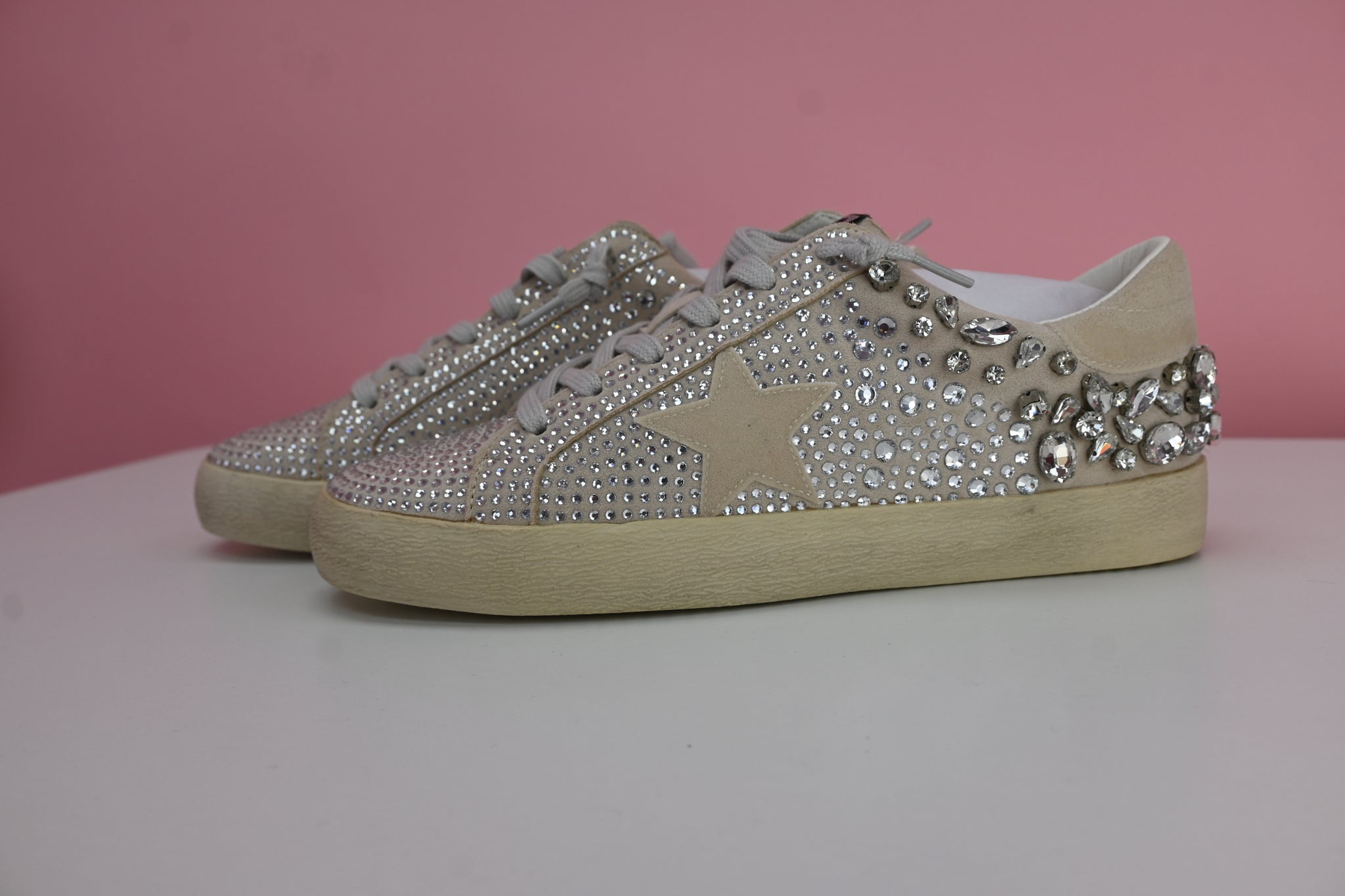 CRYSTAL NUDE TENIS