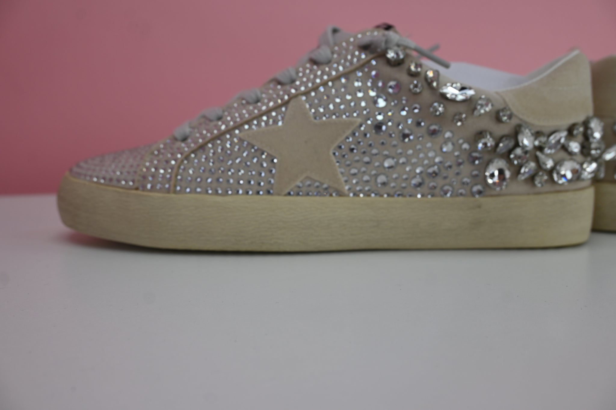 CRYSTAL NUDE TENIS