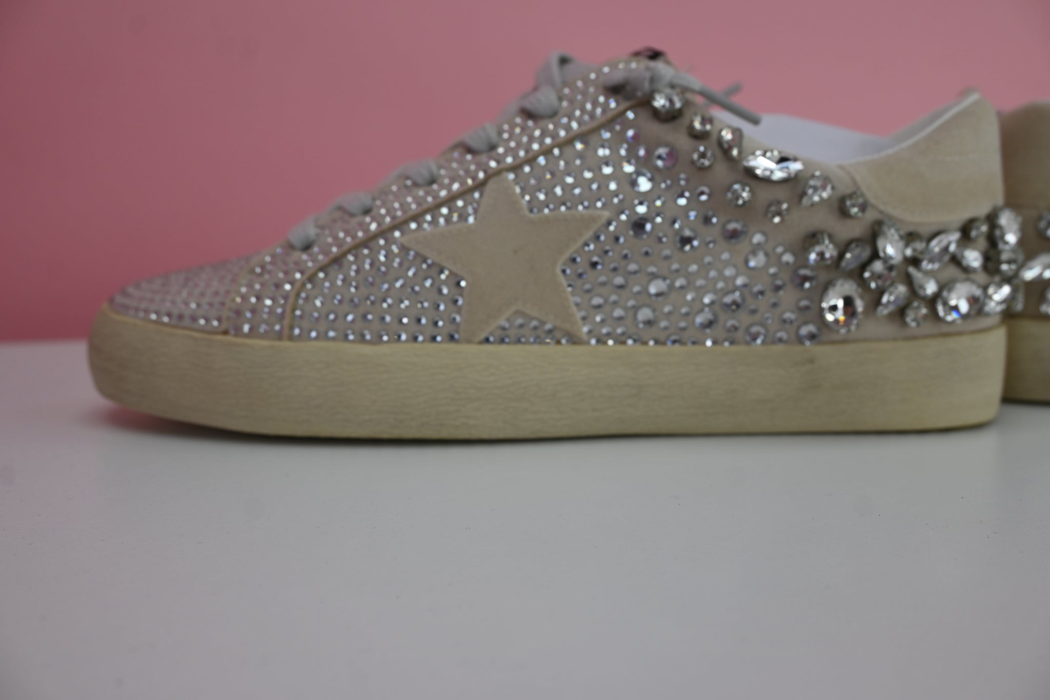 CRYSTAL NUDE TENIS