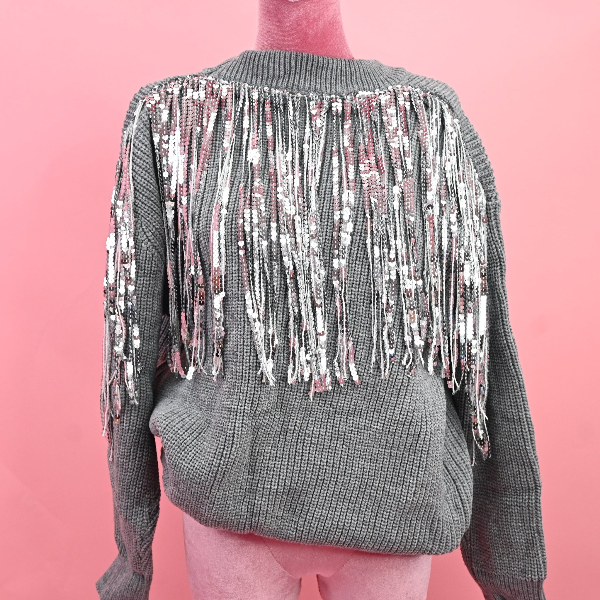 SEQUIN HEAVY SWEATER