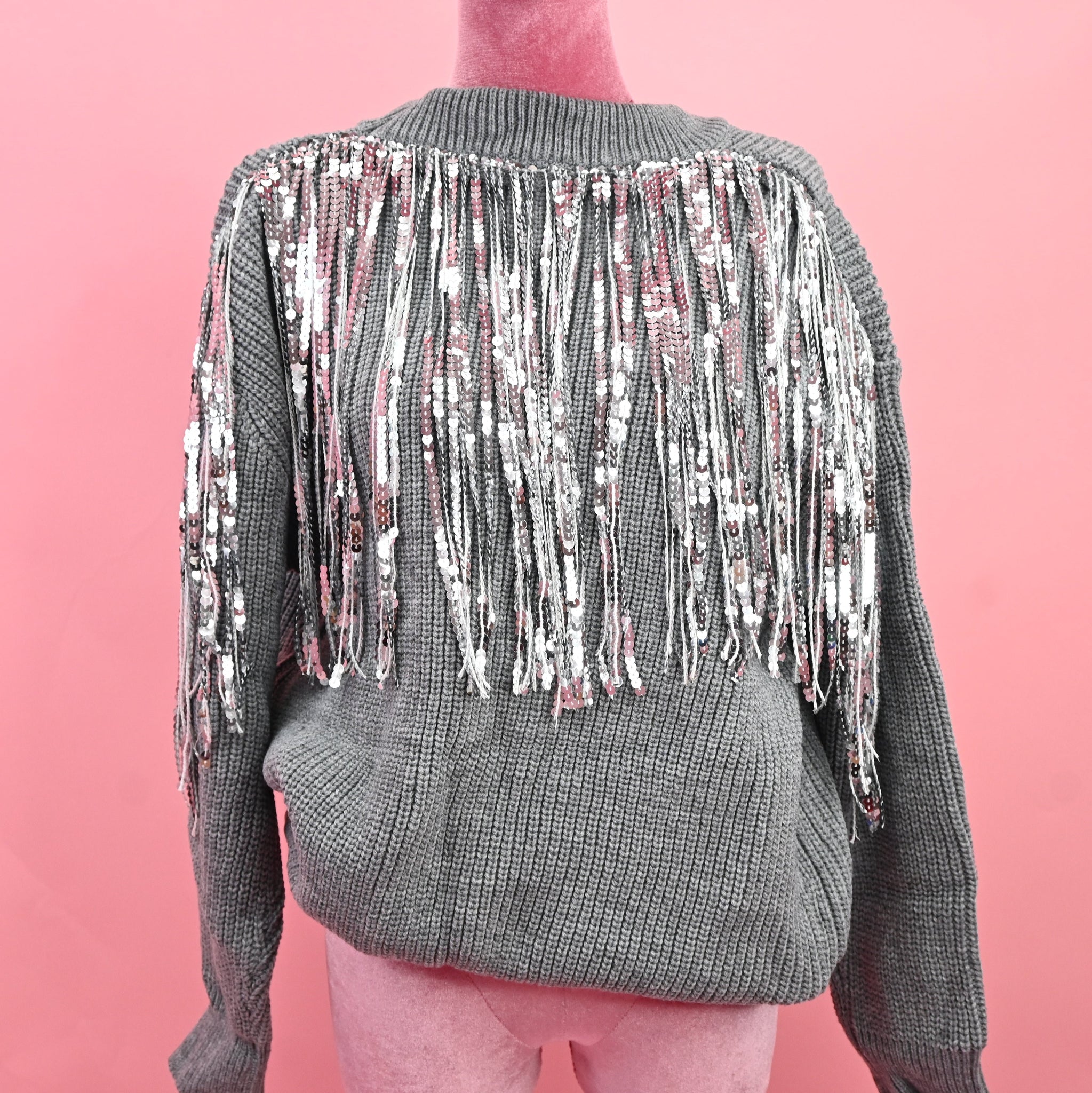 SEQUIN HEAVY SWEATER