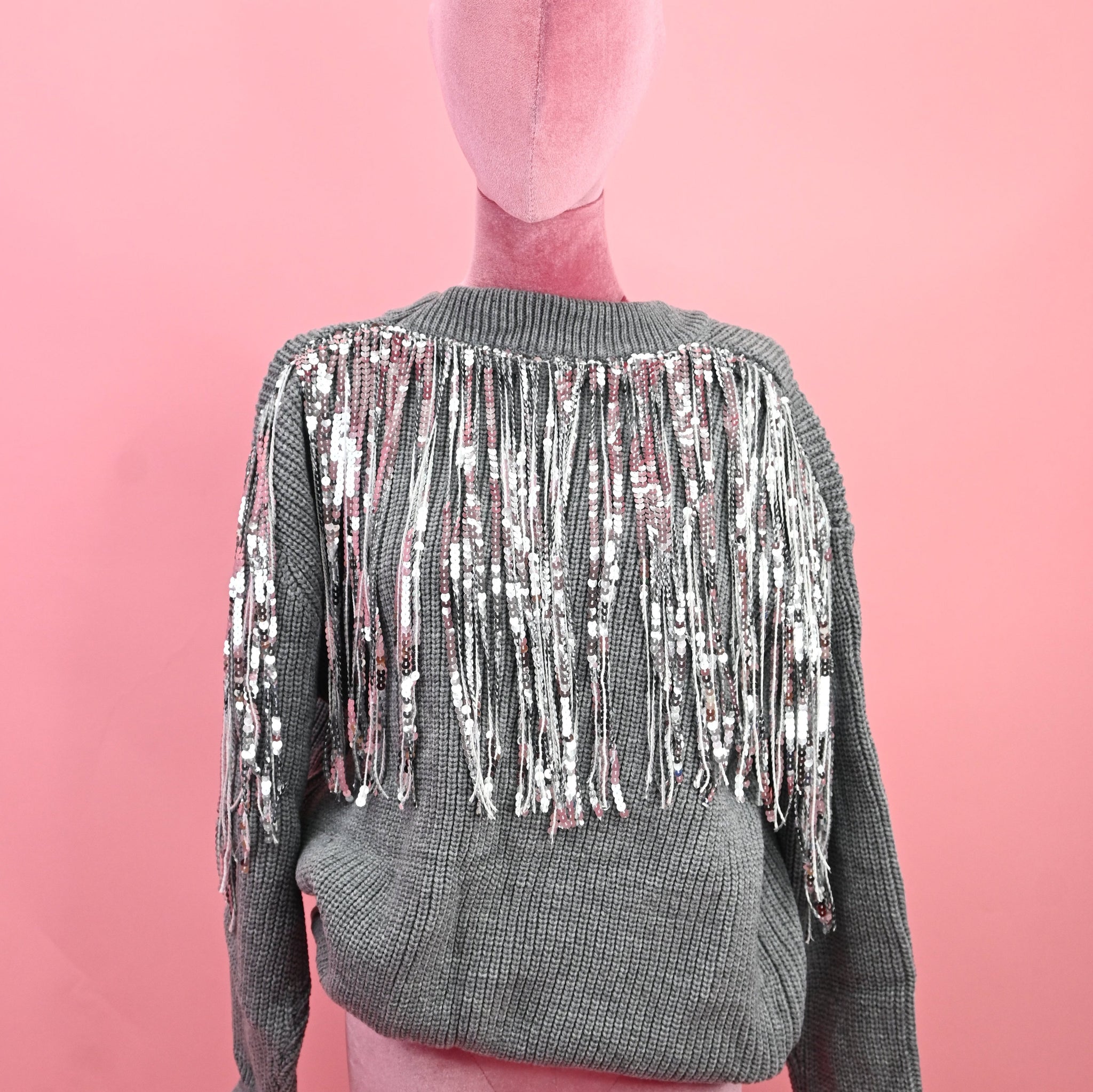 SEQUIN HEAVY SWEATER