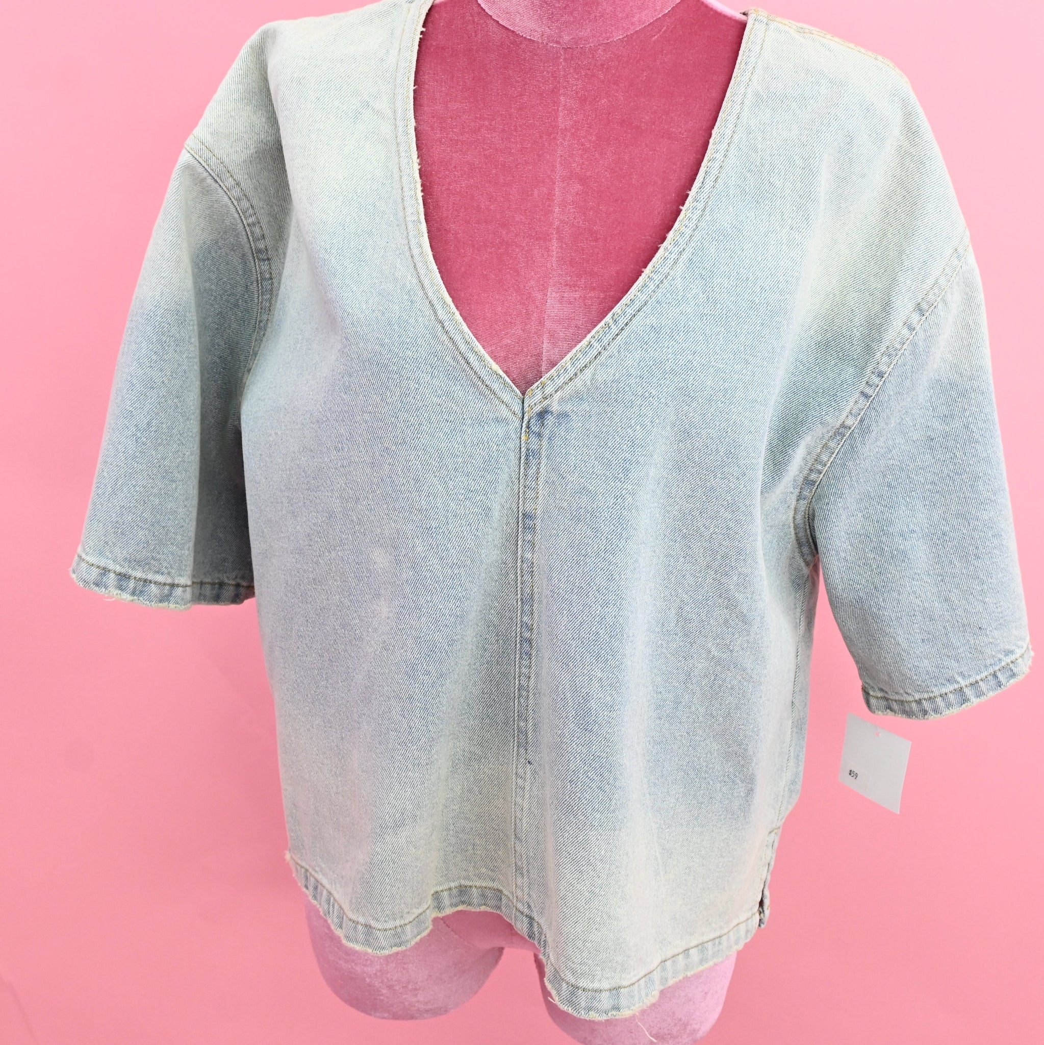 DENIM LIGHT BLOUSE