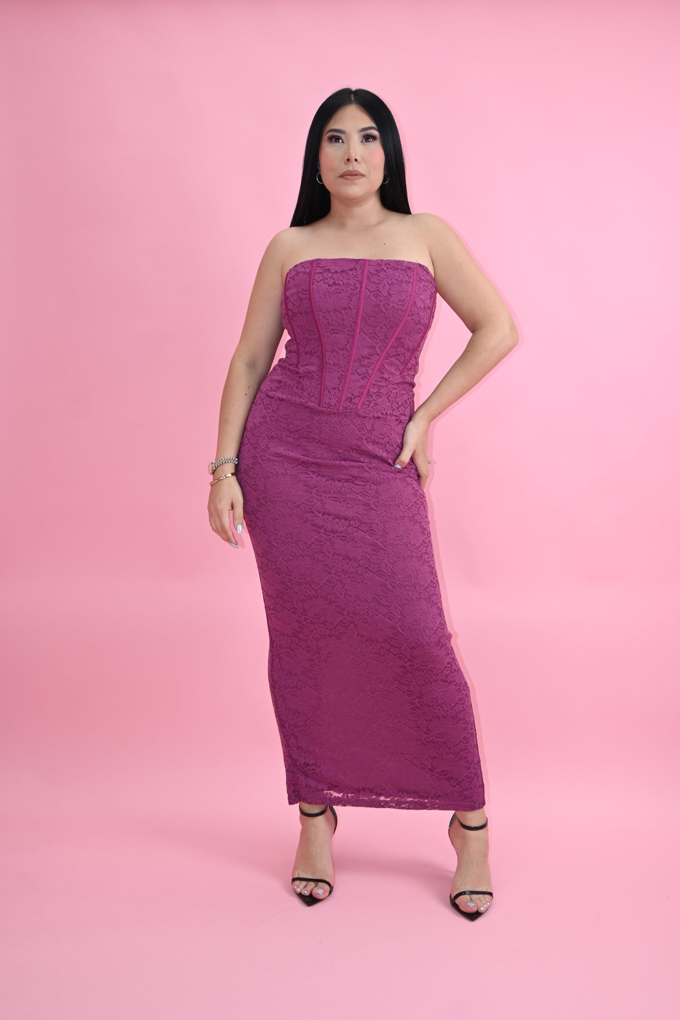 MAXI ENCAJE DRESS