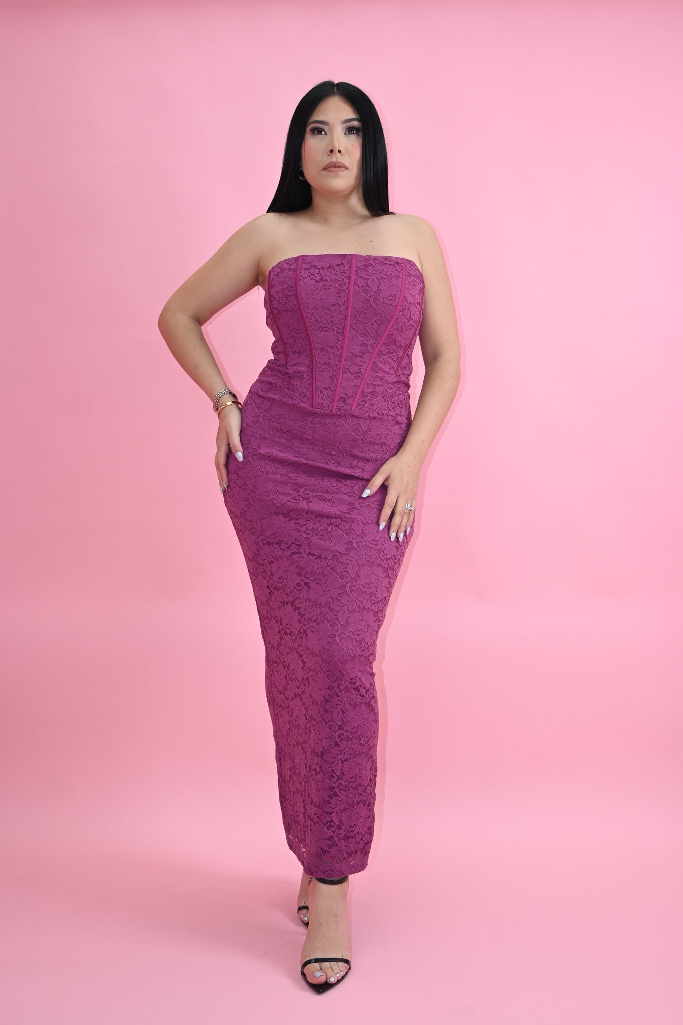 MAXI ENCAJE DRESS