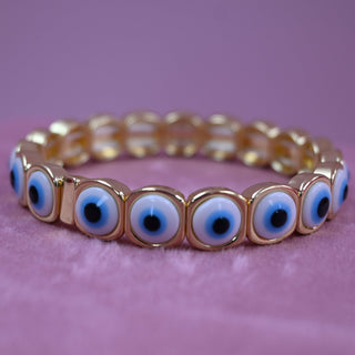 WHITE/BLUE BRACELET