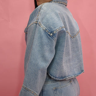 CROP CRYSTAL JACKET