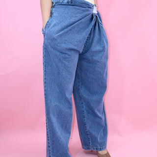 SOLID LOOSE JEANS