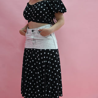 POLKA SKIRT SET