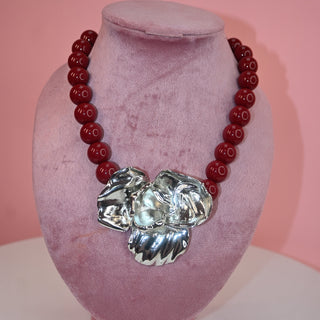 BIG FLOWER NECKLACE