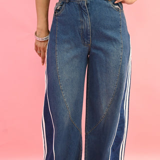 LINE WHITE JEANS