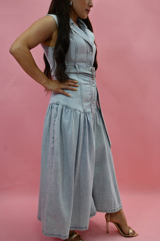 VESTIDO DENIM MÁXIMO