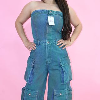 DENIM JUMPSUIT