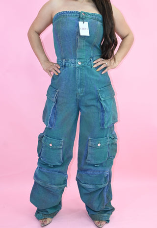 DENIM JUMPSUIT