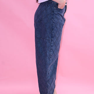 DARK DENIM BARREL