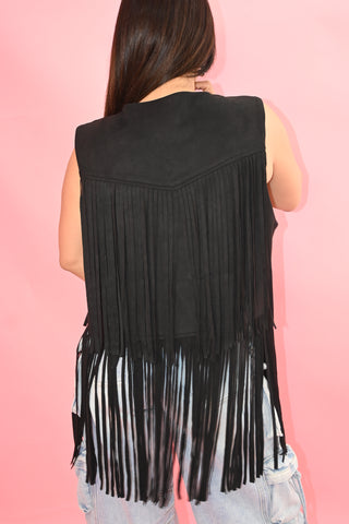 BLACK WESTER VEST